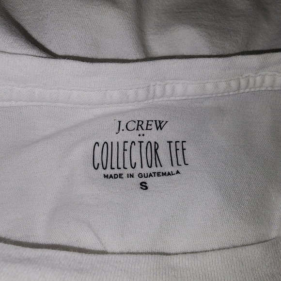 J. Crew Short Sleeve White Collector Tee Size Small - Picture 4 of 5